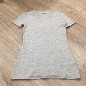 Cashmere J Crew short sleeve sweater